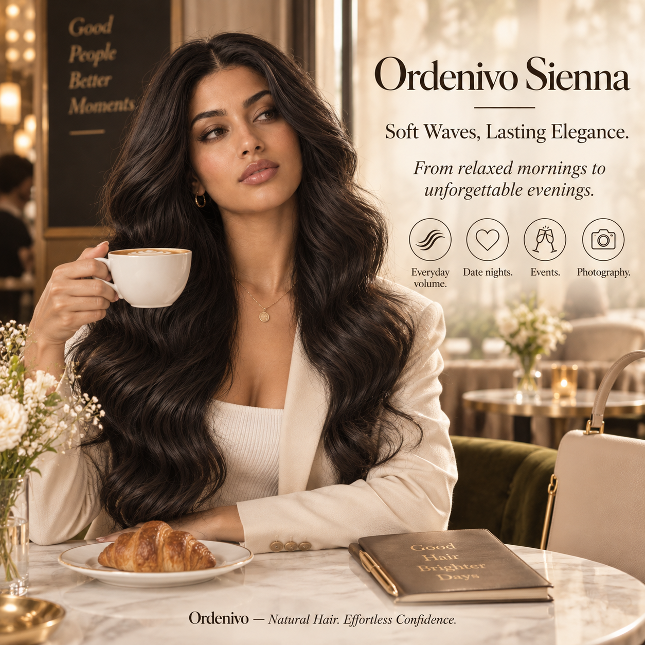 Ordenivo Sienna — Soft Body Wave Glueless Human Hair Wig 🌟