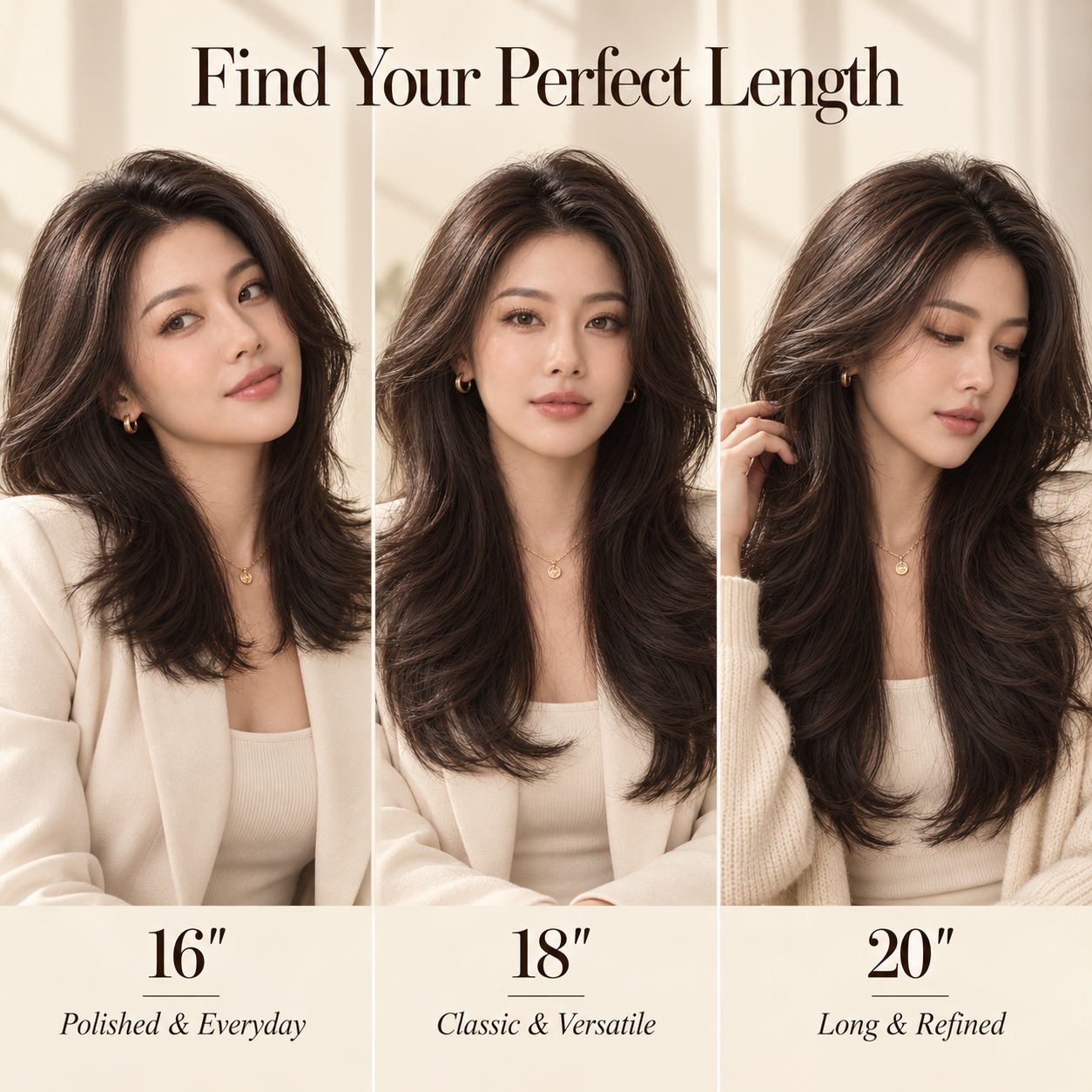 Ordenivo Elara — Soft Layered Blowout Glueless Human Hair Wig 🌬️