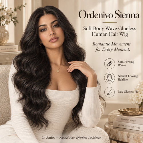 Ordenivo Sienna — Soft Body Wave Glueless Human Hair Wig 🌟