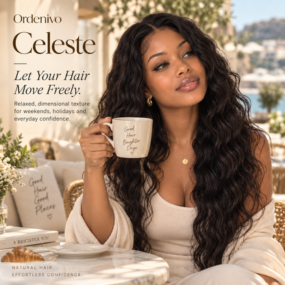 Ordenivo Celeste — Natural Water Wave Glueless Human Hair Wig 🌊