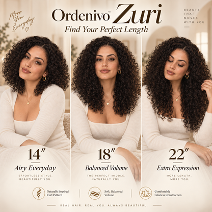 Ordenivo Zuri — Soft Kinky Curly Glueless Human Hair Wig ☁️