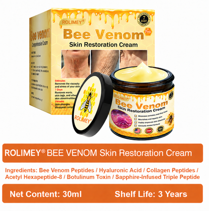 🔥Official Brand Shop丨Rolimey® Bee venom Pro Comprehensive Cream—Tightening for Skin Types